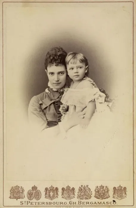 Framed Print : Grand Duchess Maria Fyodorovna, Princess Dagmar of Denmark (1847-1928) with Daughter Xenia Alexandro Framed Print : Grand Duchess Maria Fyodorovna, Princess Dagmar of Denmark (1847-1928) with Daughter Xenia Alexandro
