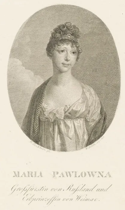 Framed Print : Grand Duchess Maria Pavlovna of Russia (1786-1859), Grand Duchess of Saxe-Weimar-Eisenach, 1808 Framed Print : Grand Duchess Maria Pavlovna of Russia (1786-1859), Grand Duchess of Saxe-Weimar-Eisenach, 1808