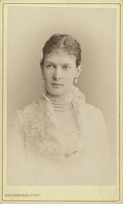 Framed Print : Grand Duchess Marie Paulovna (formerly Princess Marie of Mecklenburg-Schwerin...between 1870 and 80 Creator: Unknown) Framed Print : Grand Duchess Marie Paulovna (formerly Princess Marie of Mecklenburg-Schwerin...between 1870 and 80 Creator: Unknown)