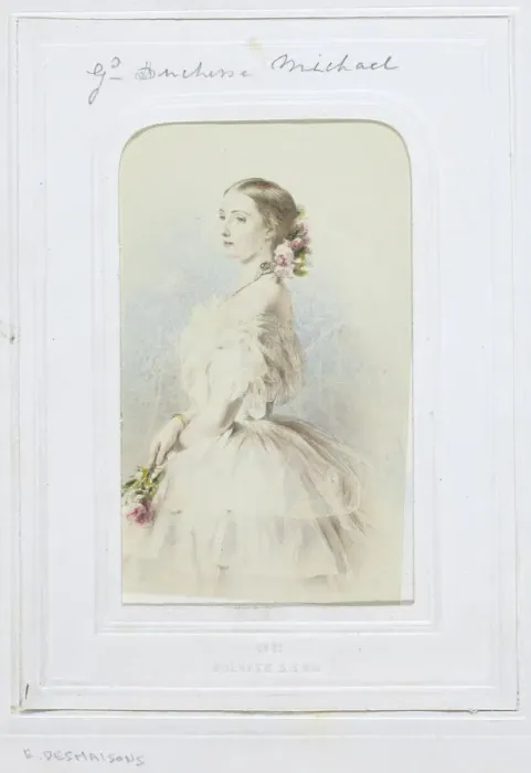 Framed Print : Grand Duchess Michael, 1860-69. Creator: Emile Desmaisons Framed Print : Grand Duchess Michael, 1860-69. Creator: Emile Desmaisons