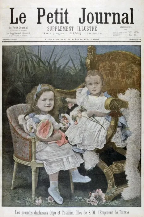 Framed Print : Grand Duchesses Olga and Tatiana of Russia, 1899. Artist: Henri Meyer Framed Print : Grand Duchesses Olga and Tatiana of Russia, 1899. Artist: Henri Meyer