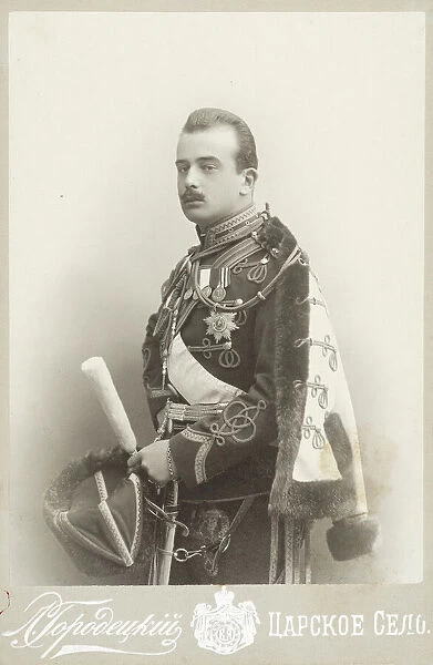 Grand Duke Boris Vladimirovich of Russia (1877-1943), c. 1900. Creator: Photo studio L