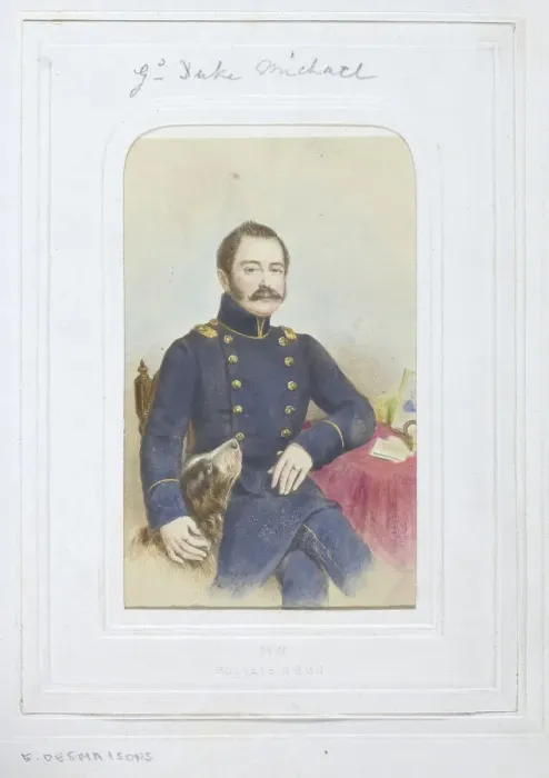 Framed Print : Grand Duke Michael, 1860-69. Creator: Emile Desmaisons Framed Print : Grand Duke Michael, 1860-69. Creator: Emile Desmaisons