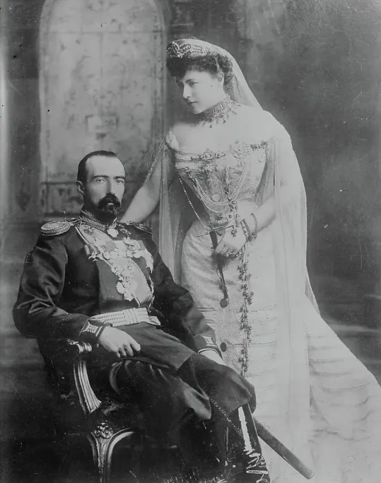 Framed Print : Grand Duke Michael & Countess Torbay [i.e. Torbey], 1913. Creator: Bain News Service