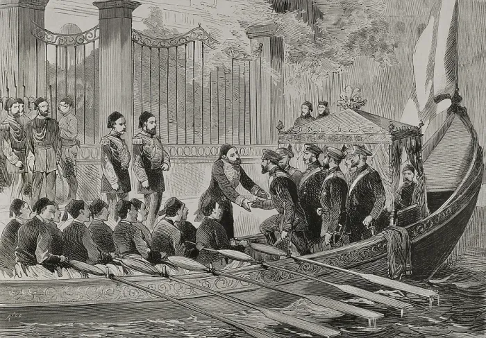 Framed Print : Grand Duke Nicholas Nikolaevich at the Dolmabahce Palace, Constantinople, March 26, 1878. Creator: Bernardo Rico Framed Print : Grand Duke Nicholas Nikolaevich at the Dolmabahce Palace, Constantinople, March 26, 1878. Creator: Bernardo Rico