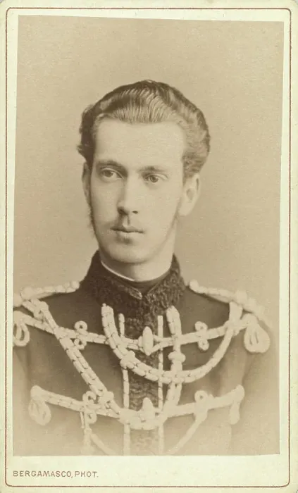 Framed Print : Grand Duke Paul Alexandrovich, head-and-shoulders portrait, facing left, between 1870 and 1886. Creator: Unknown Framed Print : Grand Duke Paul Alexandrovich, head-and-shoulders portrait, facing left, between 1870 and 1886. Creator: Unknown