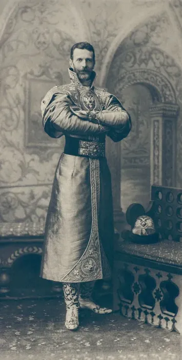 Framed Print : Grand Duke Sergei Alexandrovich of Russia (1857-1905) in the princely garment of the 17th century, 1 Framed Print : Grand Duke Sergei Alexandrovich of Russia (1857-1905) in the princely garment of the 17th century, 1