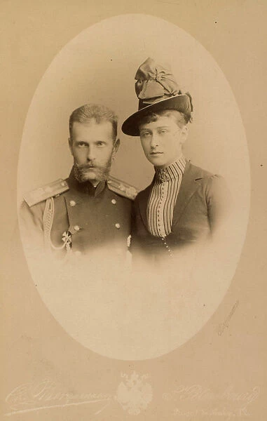 Grand Duke Sergei Alexandrovich and his wife Grand Duchess Elizabeth Fyodorovna, c. 1886