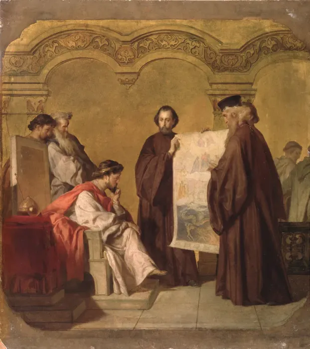Framed Print : Grand Duke Vladimir receiving the Ambassadors. Artist: Vereshchagin, Vasili Petrovich (1835-1909) Framed Print : Grand Duke Vladimir receiving the Ambassadors. Artist: Vereshchagin, Vasili Petrovich (1835-1909)