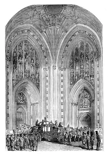 Grand Entrance, Westminster Palace, London, c1888