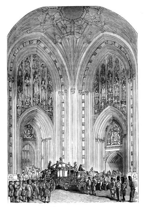 Framed Print : Grand Entrance, Westminster Palace, London, c1888 Framed Print : Grand Entrance, Westminster Palace, London, c1888