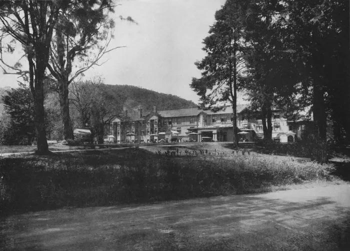 Framed Print : The Grand Hotel, Nuwara Eliya, c1890, (1910). Artist: Alfred William Amandus Plate Framed Print : The Grand Hotel, Nuwara Eliya, c1890, (1910). Artist: Alfred William Amandus Plate
