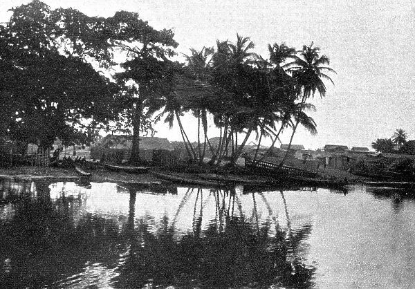 Grand Lahou et sa lagune; L'Ouest Africain, 1914. Creator: Unknown