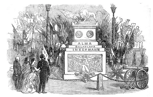 Grand Military Trophy, at the Concerts for the Benefit of the Patriotic Fund, in the Town... 1854. Creator: Unknown