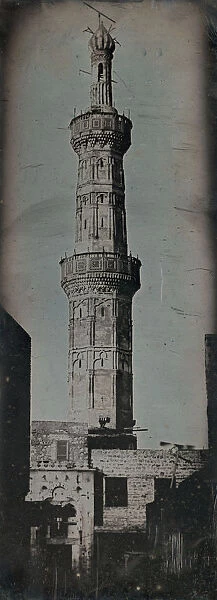 Grand Minaret, Alexandria, 1842. Creator: Joseph Philibert Girault De Prangey