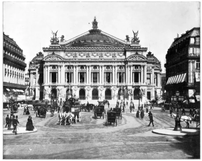 Framed Print : Grand Opera House, Paris, late 19th century. Artist: John L Stoddard Framed Print : Grand Opera House, Paris, late 19th century. Artist: John L Stoddard