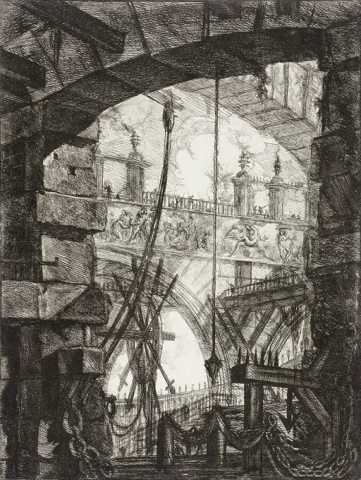 Framed Print : The Grand Piazza, 1761. Creator: Giovanni Battista Piranesi Framed Print : The Grand Piazza, 1761. Creator: Giovanni Battista Piranesi