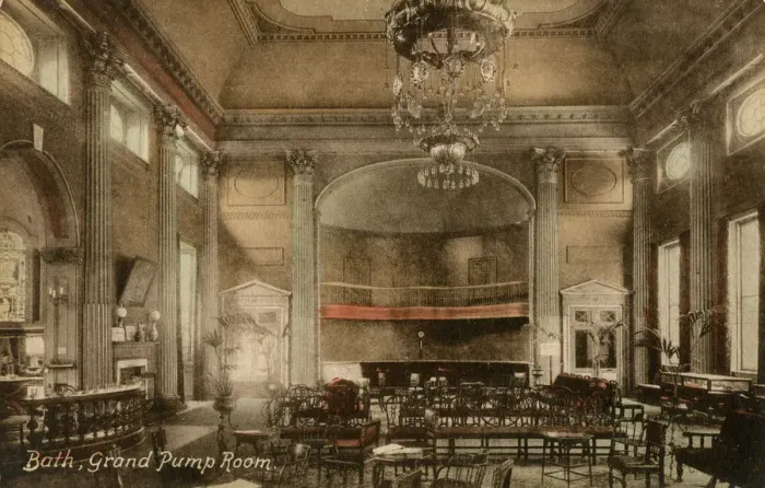 Framed Print : Grand Pump Room, Bath, Somerset, late 19th or early 20th century. Artist: Francis Frith & Co Framed Print : Grand Pump Room, Bath, Somerset, late 19th or early 20th century. Artist: Francis Frith & Co