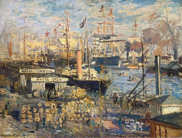 Grand Quai at Havre, 1872. Artist: Claude Monet