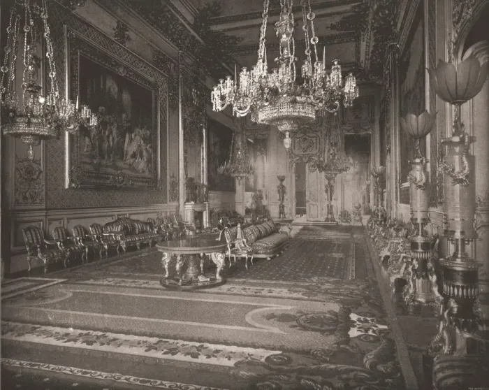Framed Print : The Grand Reception Room, Windsor Castle, Berkshire, 1894. Creator: Unknown