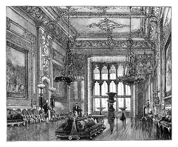 Grand Reception Room, Windsor Castle, c1888