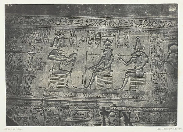 Grand Temple de Denderah (Teutyres), Sculptures de la Facade Posterieure