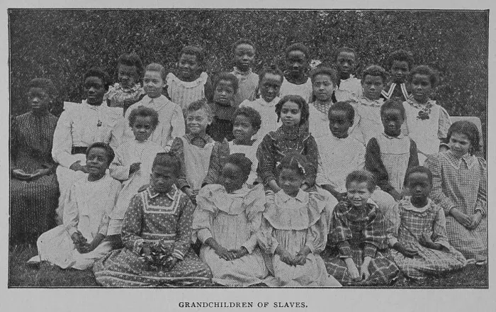 Framed Print : Grandchildren of slaves, 1902. Creator: Unknown Framed Print : Grandchildren of slaves, 1902. Creator: Unknown