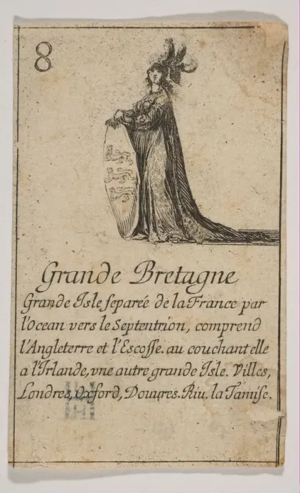 Framed Print : Grande Bretagne, 1644. Creator: Stefano della Bella Framed Print : Grande Bretagne, 1644. Creator: Stefano della Bella