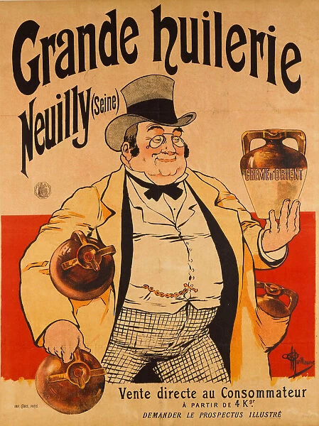 Grande huilerie - Neuilly (Seine), c. 1895. Creator: Guillaume, Albert (1873-1942)