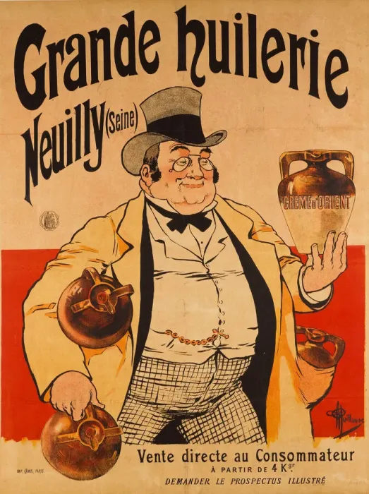 Framed Print : Grande huilerie - Neuilly (Seine), c. 1895. Creator: Guillaume, Albert (1873-1942) Framed Print : Grande huilerie - Neuilly (Seine), c. 1895. Creator: Guillaume, Albert (1873-1942)