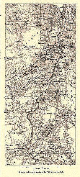 'Grande vallee de fracture de lAfrique orientale; Afrique Australe, 1914. Creator: Unknown