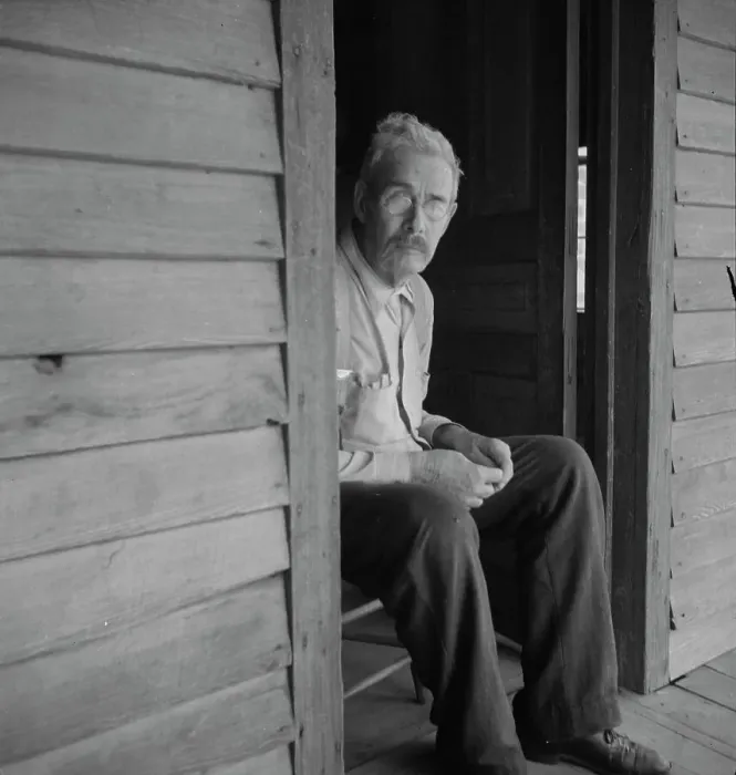 Framed Print : Grandfather of fifty-six children, Chesnee, South Carolina, 1937. Creator: Dorothea Lange Framed Print : Grandfather of fifty-six children, Chesnee, South Carolina, 1937. Creator: Dorothea Lange