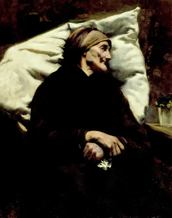 Framed Print : The Grandmother, 1889. Creator: Walter Gilman Page Framed Print : The Grandmother, 1889. Creator: Walter Gilman Page