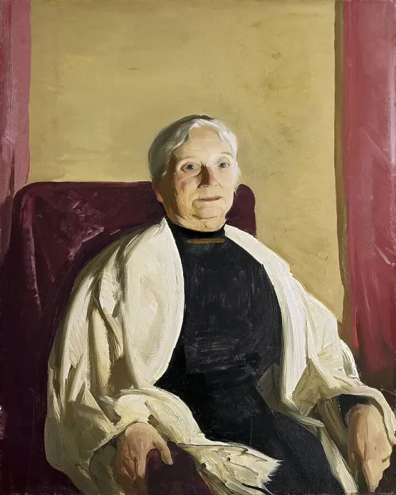 Framed Print : A Grandmother, 1914. Creator: George Wesley Bellows Framed Print : A Grandmother, 1914. Creator: George Wesley Bellows