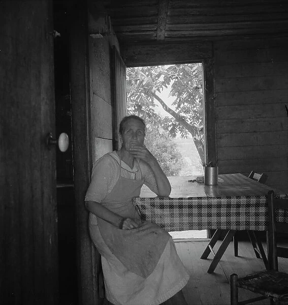 Grandmother of fifty-six children, mother of fourteen... near Chesnee, South Carolina, 1937. Creator: Dorothea Lange