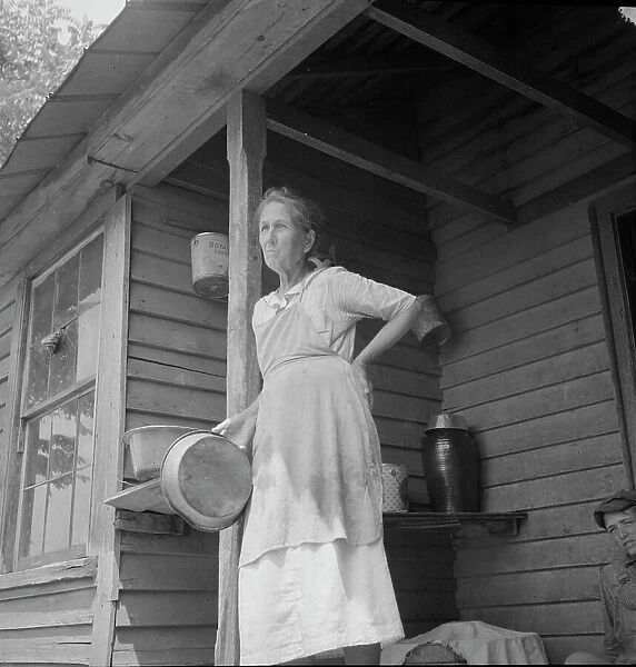 Grandmother of sharecropper family near Chesnee, South Carolina, 1937. Creator: Dorothea Lange
