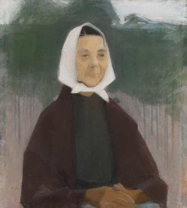 Framed Print : Granny, 1907. Creator: Helene Schjerfbeck Framed Print : Granny, 1907. Creator: Helene Schjerfbeck