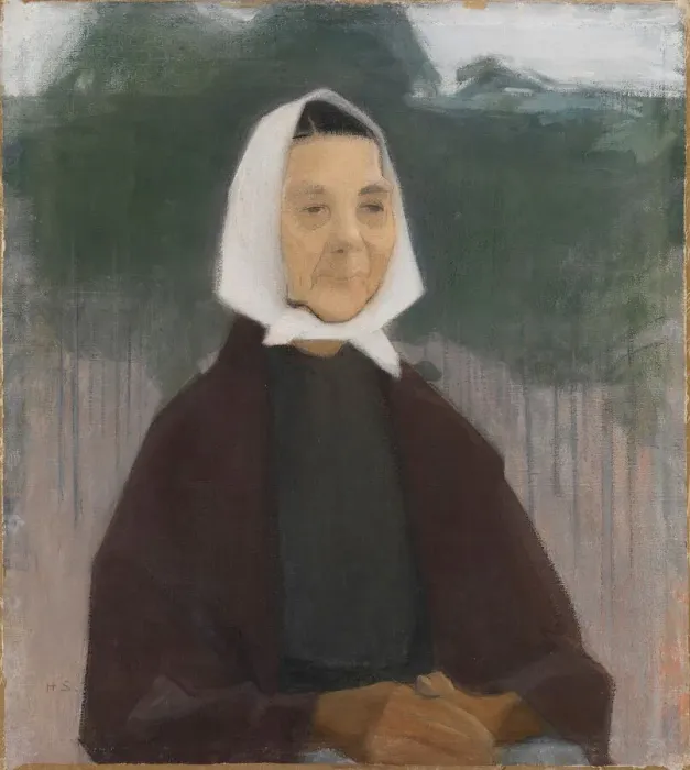 Framed Print : Granny, 1907. Creator: Schjerfbeck, Helene (1862-1946) Framed Print : Granny, 1907. Creator: Schjerfbeck, Helene (1862-1946)