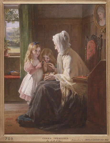 Grans Treasures, 1866. Artist: George Bernard O Neill