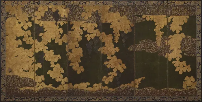 Framed Print : Grape vines, Momoyama period, 1568-1615. Creator: Kano Eitoku Framed Print : Grape vines, Momoyama period, 1568-1615. Creator: Kano Eitoku