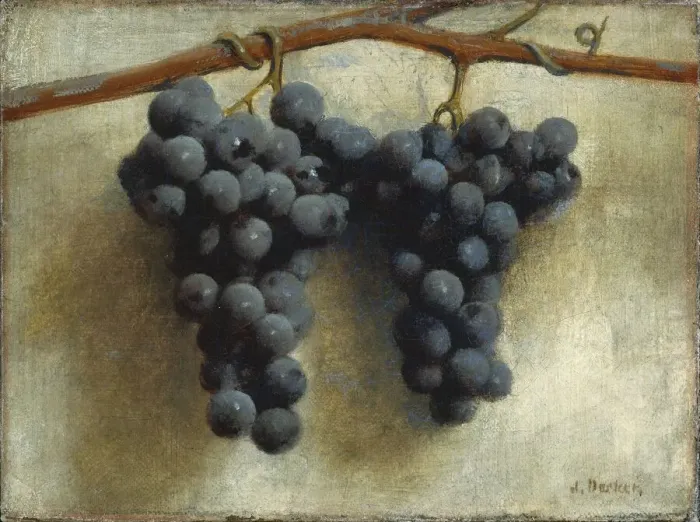 Framed Print : Grapes, c. 1890 / 1895. Creator: Joseph Decker Framed Print : Grapes, c. 1890 / 1895. Creator: Joseph Decker