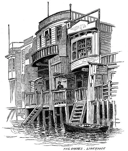 The Grapes public house, Limehouse, London, 1887