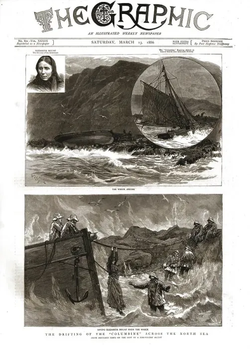 Framed Print : The Graphic, Front Cover March 13th.1886, 1886. Creator: Unknown Framed Print : The Graphic, Front Cover March 13th.1886, 1886. Creator: Unknown