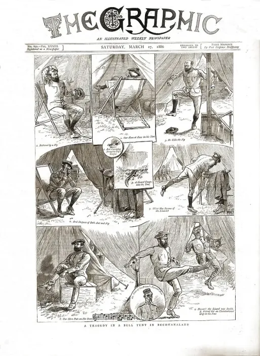 Framed Print : The Graphic, Front Cover March 27th.1886, 1886. Creator: Unknown Framed Print : The Graphic, Front Cover March 27th.1886, 1886. Creator: Unknown