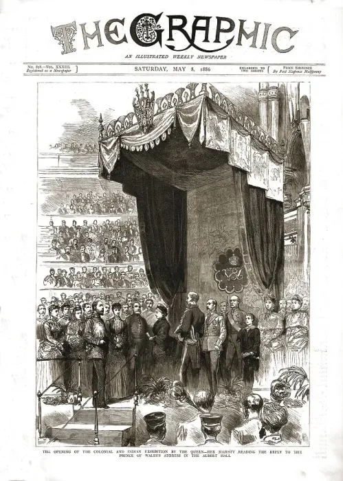 Framed Print : The Graphic, Front Cover May 8th. 1886, 1886. Creator: Unknown Framed Print : The Graphic, Front Cover May 8th. 1886, 1886. Creator: Unknown