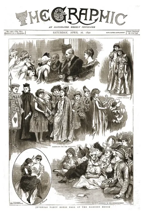 Framed Print : The Graphic, Front Cover Saturday April 26, 1890, 1890. Creator: Unknown Framed Print : The Graphic, Front Cover Saturday April 26, 1890, 1890. Creator: Unknown