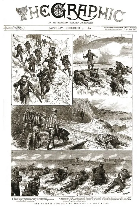 Framed Print : The Graphic, Front Cover Saturday, December 5, 1891, 1891. Creator: Unknown Framed Print : The Graphic, Front Cover Saturday, December 5, 1891, 1891. Creator: Unknown
