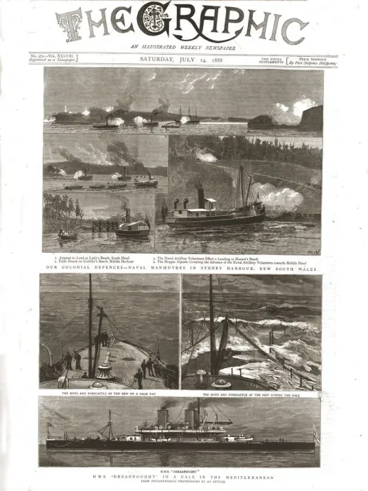 Framed Print : The Graphic, Front Cover Saturday July 14th. 1888, 1888. Creator: Unknown Framed Print : The Graphic, Front Cover Saturday July 14th. 1888, 1888. Creator: Unknown