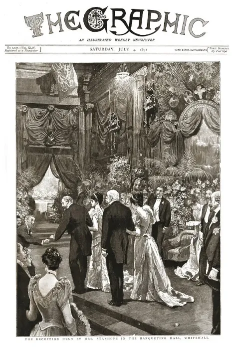 Framed Print : The Graphic, Front Cover Saturday, July 4, 1891, 1891. Creator: Unknown Framed Print : The Graphic, Front Cover Saturday, July 4, 1891, 1891. Creator: Unknown