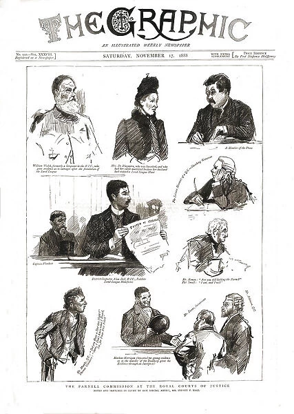 The Graphic, Front Cover Saturday November 17. 1888, 1888. Creator: Unknown